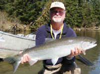 Crieghton S. on the Situk River, AK