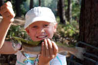 First Catch!  Hume Lake trip