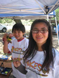 Begginer Fly Tyers at JAKES event
