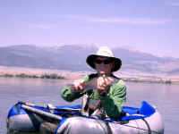 Rich with a 20" Ennis Lake Bow