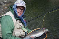 Nice Fish from Tait Ranch Trout Pond even if it was cold
