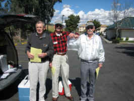 Club Members Delivering Fish Eggs to a Local Area High School