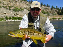 Wayne with Montana gator